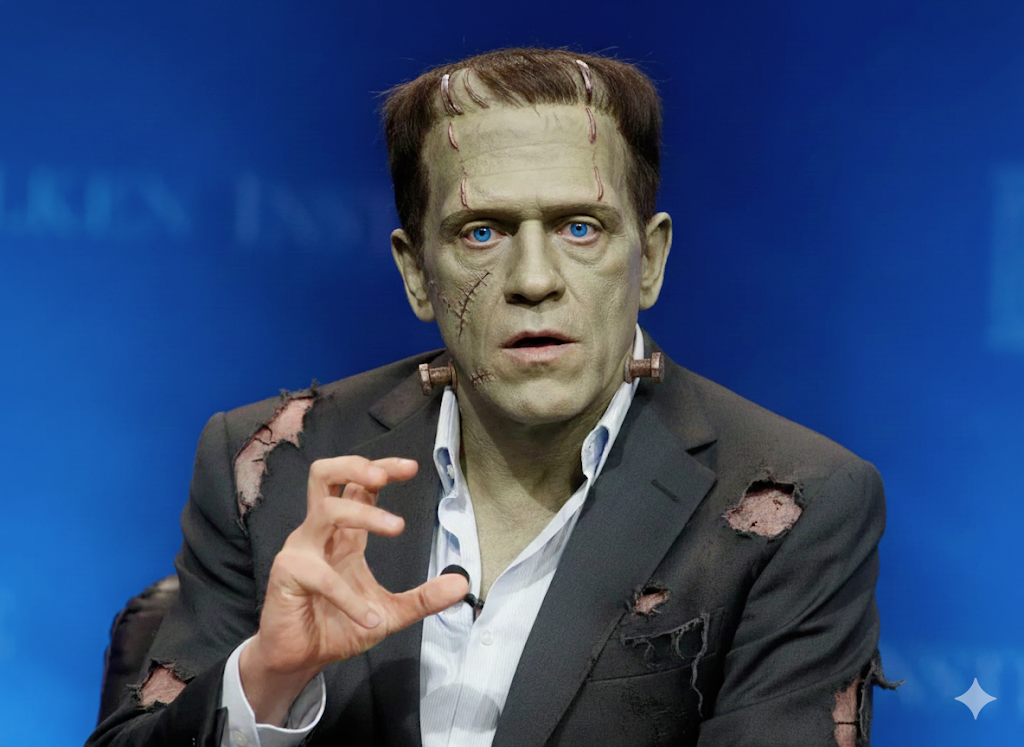The Antichrist (Peter Thiel) is&nbsp;Frankenstein